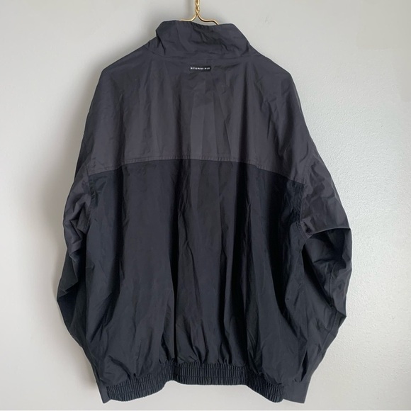 Nike Golf storm fit full zip windbreaker jacket black grey size XL - Picture 2 of 9